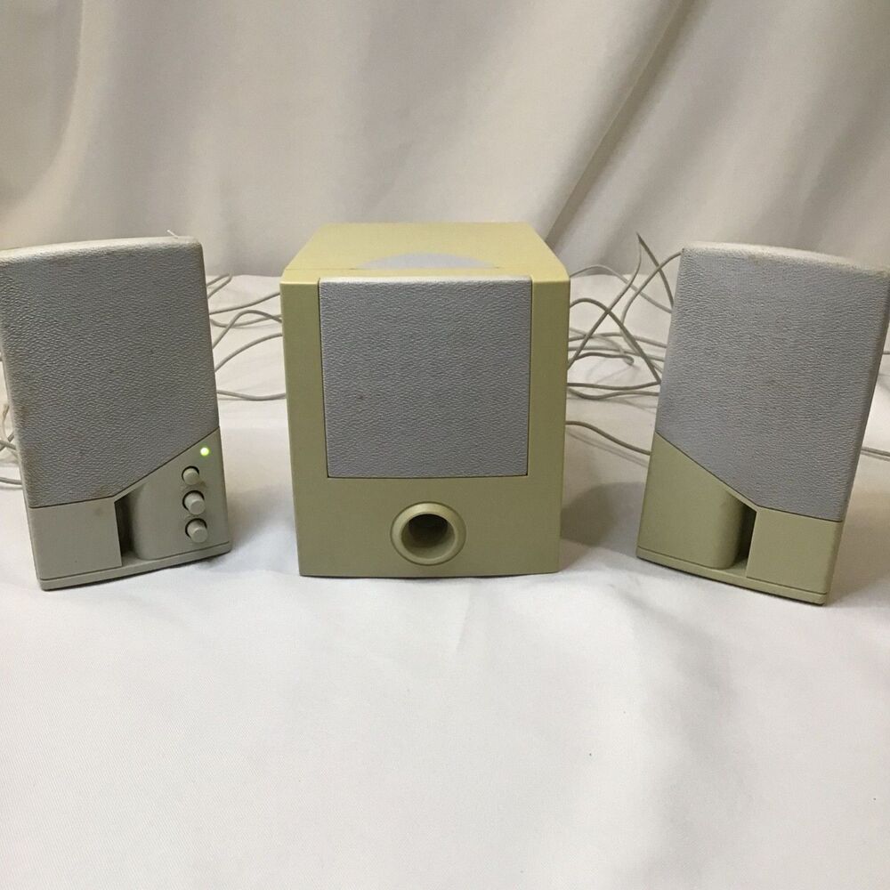 Vintage Kinyo SA-222 Multimedia Speaker System with Subwoofer